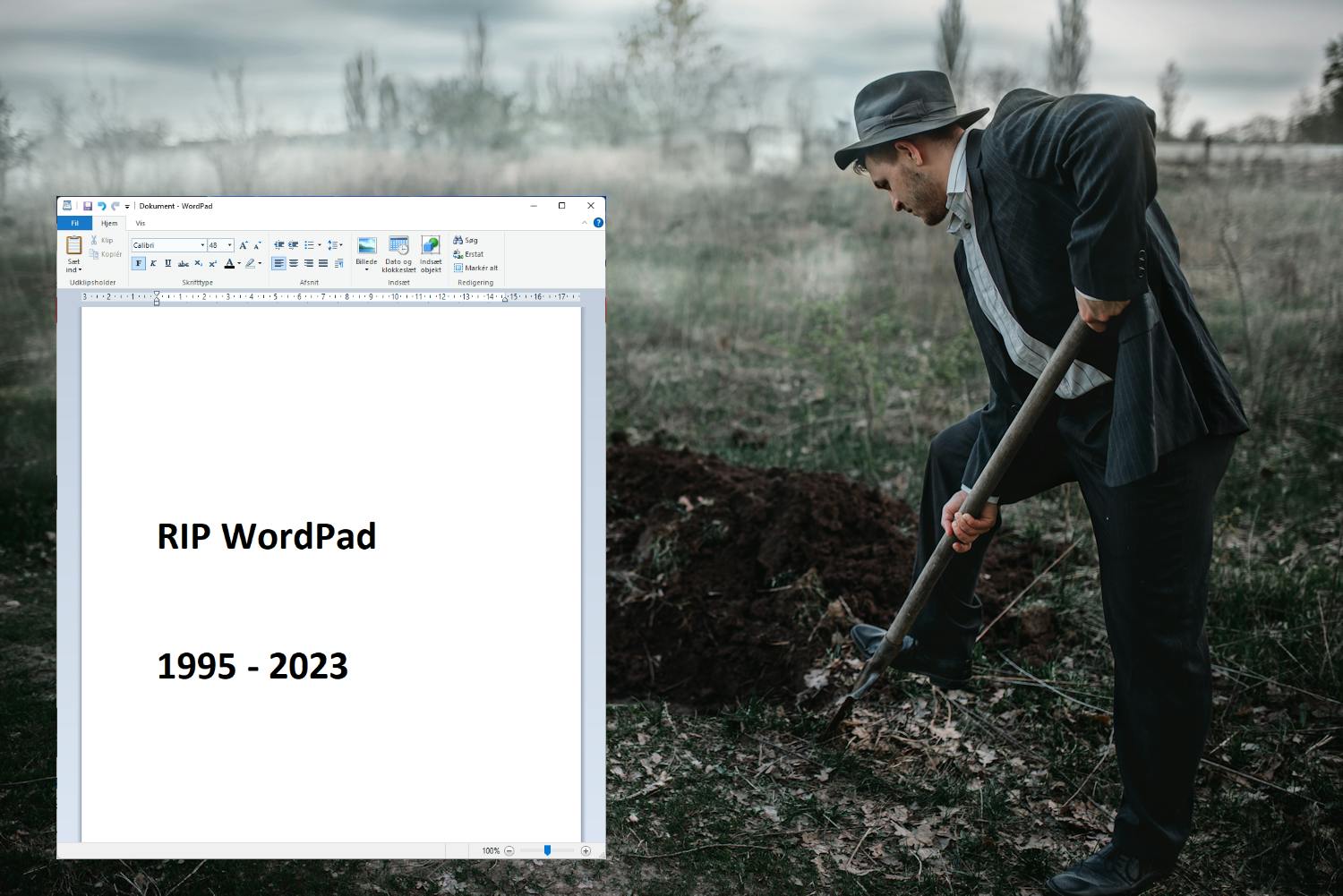 Vila i frid Efter 28 år har Microsoft beslutat att pensionera WordPad, som fram till nu har varit en integrerad del av Windows.